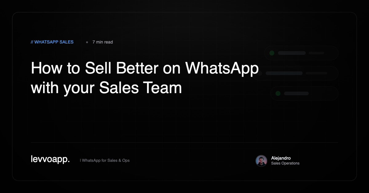 How to increase WhatsApp sales in 2026