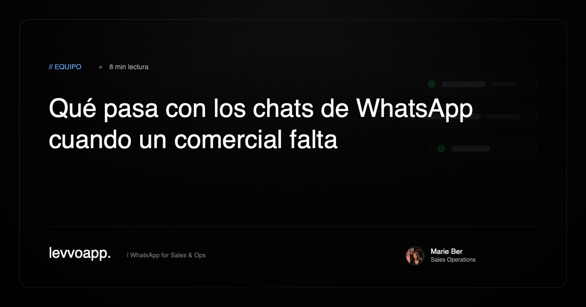 Si un comercial falta, el contexto no puede faltar