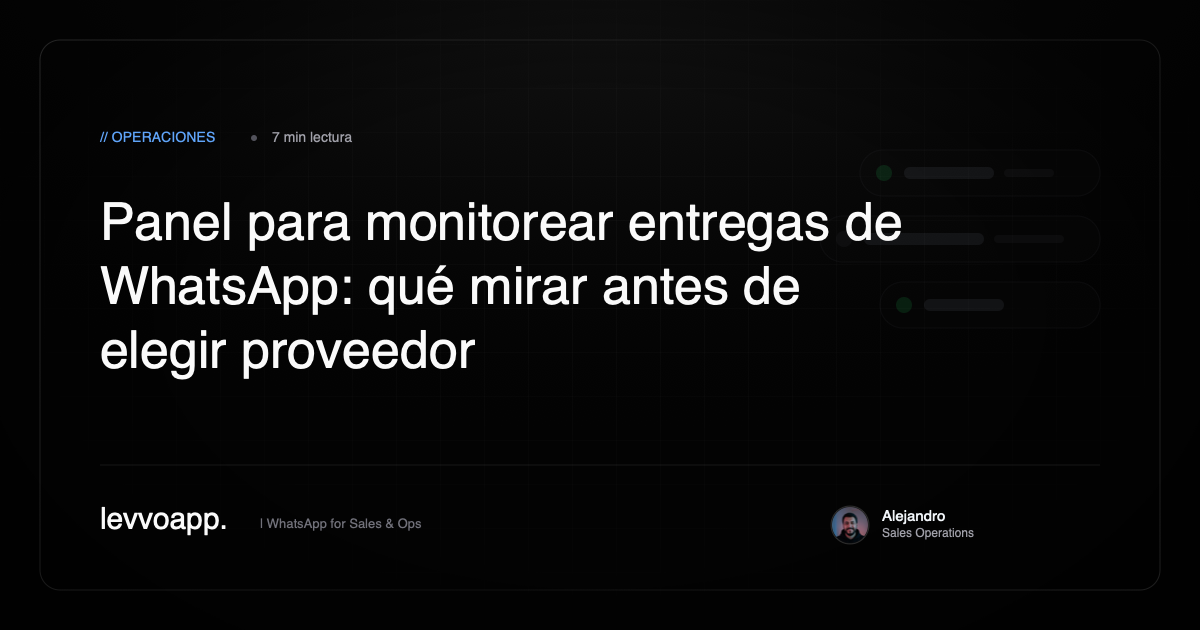 panel para monitorear entregas de WhatsApp con tracking en vivo para negocios con equipo propio de reparto