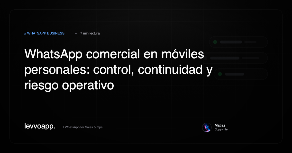 WhatsApp RGPD datos clientes móvil personal comerciales España